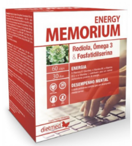 Memorium Energy - 60 Cápsulas - Dietmed